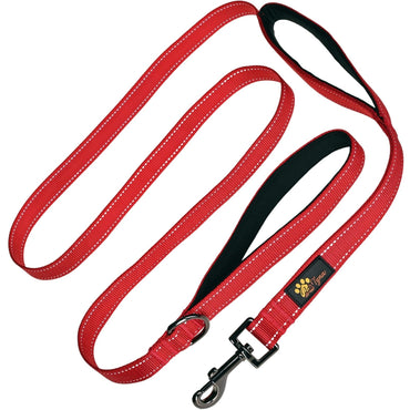 Adityna - Comfortable Dog Leash for Small, Medium, Large Dog Breeds - Double Handle Padded with Ultra Soft Neoprene