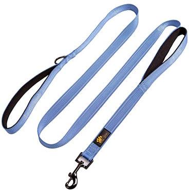 Adityna - Comfortable Dog Leash for Small, Medium, Large Dog Breeds - Double Handle Padded with Ultra Soft Neoprene