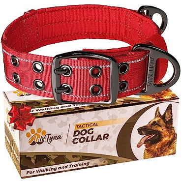 ADITYNA - 2 inch Wide Dog Collar with Handle for XXL Dogs - Big Dog Collars for Giant Breeds Such as Mastiffs, Newfoundlands, and Saint-Bernards